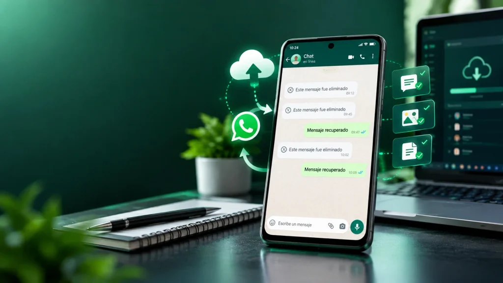 como recuperar mensajes borrados de WhatsApp