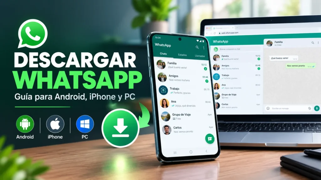 Descargar WhatsApp en Android, iPhone y PC