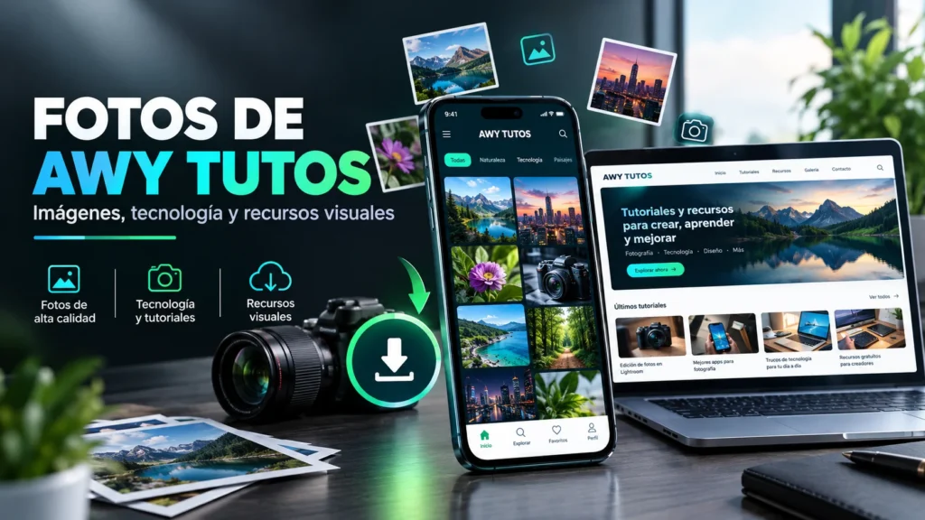 Fotos de AWY TUTOS sobre tecnología, aplicaciones y recursos visuales